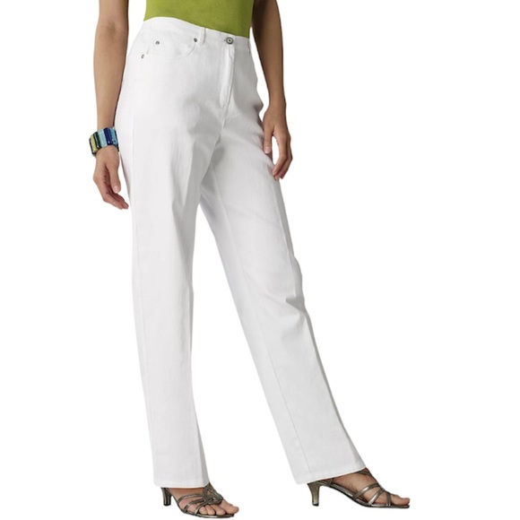 Ruby Rd. Classic Elastic Side Black Jeans - Picture 7 of 10